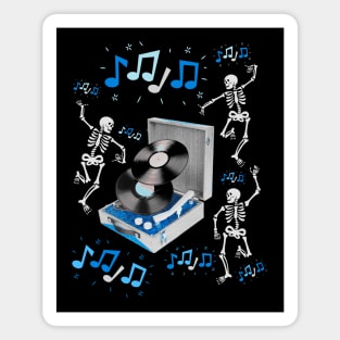 Dead Vinyl Dance Party Magnet